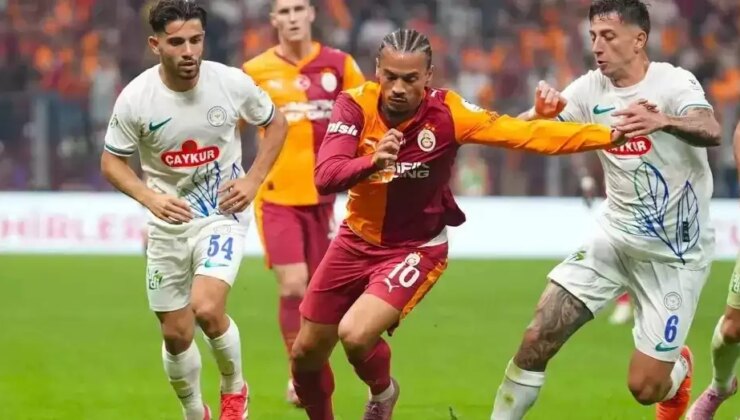 Çaykur Rizespor-Galatasaray maçı saat kaçta hangi kanalda (Muhtemel 11’ler)