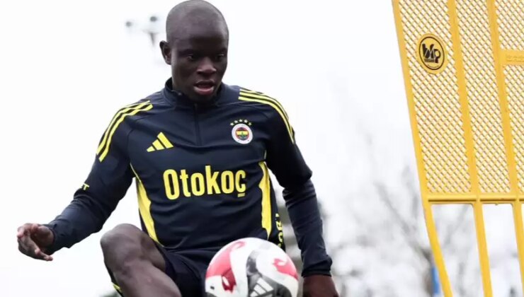 Fenerbahçe’de yeni transfer N’Golo Kante ilk antrenmanına çıktı