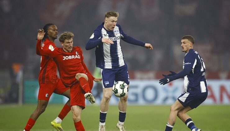 Freiburg Hertha Berlin’i penaltılarda geçti!