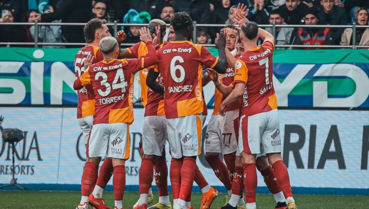 Galatasaray, Rizespor’u 3-0 mağlup etti! (ÖZET-GOLLER)