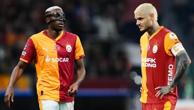 Galatasaray’da Osimhen ve Icardi gerçekleri! Biri maçta oynamamış, diğeri devrede kenara alınmıştı