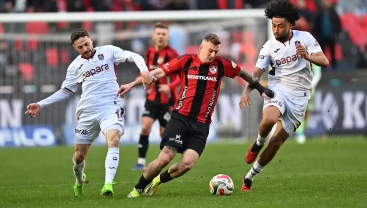 (GENİŞ ÖZET) Gaziantep FK – Trabzonspor MAÇ SONUCU: 1-2