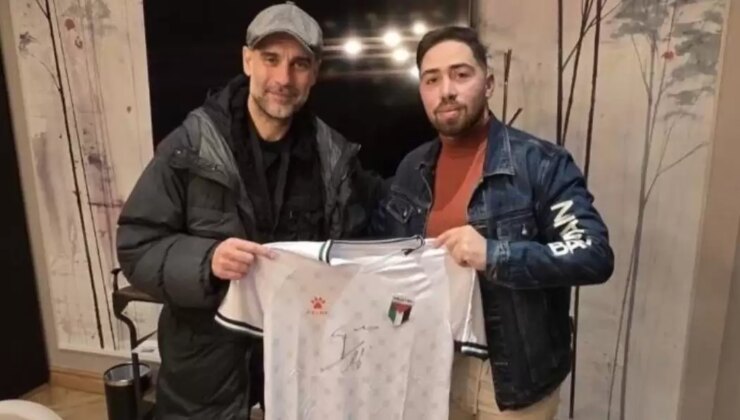 Guardiola’dan Gazze’deki ampute futbol takımına destek