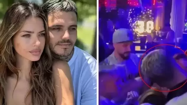 Icardi, açtı ağzınu yumdu gözünü! Milyonlar izlenen öpüşme videosuna zehir zemberek yanıt