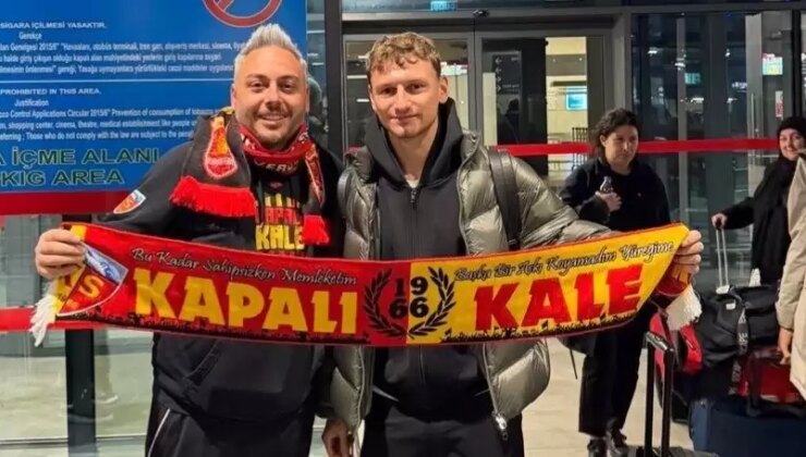 Kayserispor’un yeni golcüsü Fedor Chalov Kayseri’ye geldi