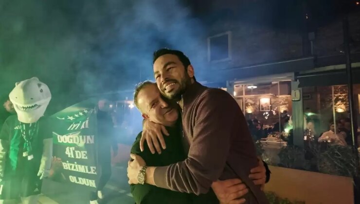 Kocaelisporlu taraftarlardan, Selçuk İnan’a 41. yaş sürprizi