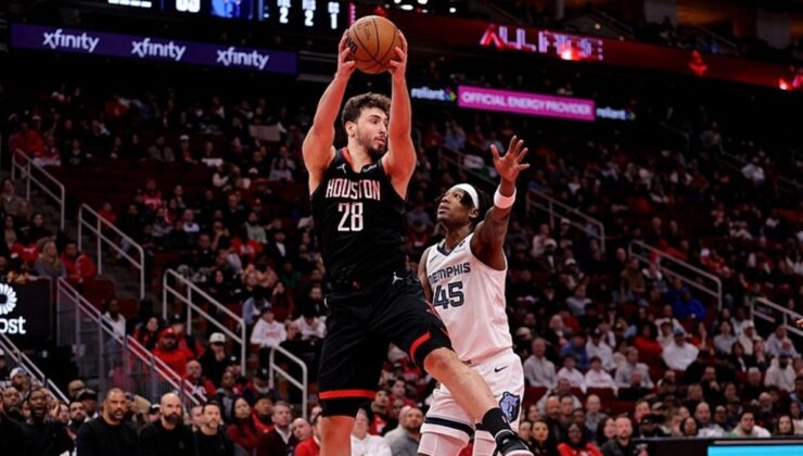 NBA’de Rockets, Alperen Şengün’ün 33 sayı attığı maçta Grizzlies’i mağlup etti