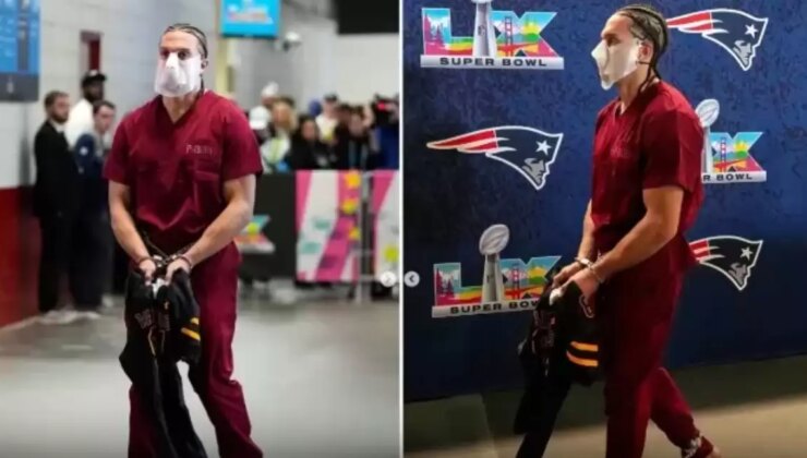 NFL yıldızından Super Bowl’da hapishane kıyafetli ICE protestosu