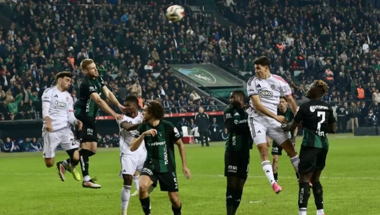 (ÖZET) Kocaelispor – Beşiktaş MAÇ SONUCU: 1-1