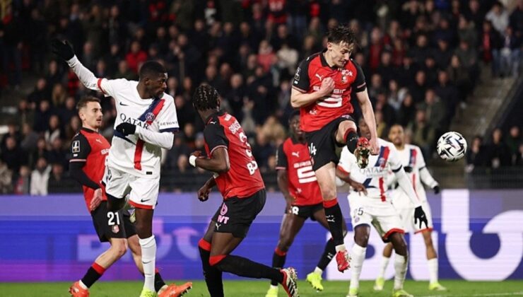 Rennes evinde PSG’yi mağlup etti!