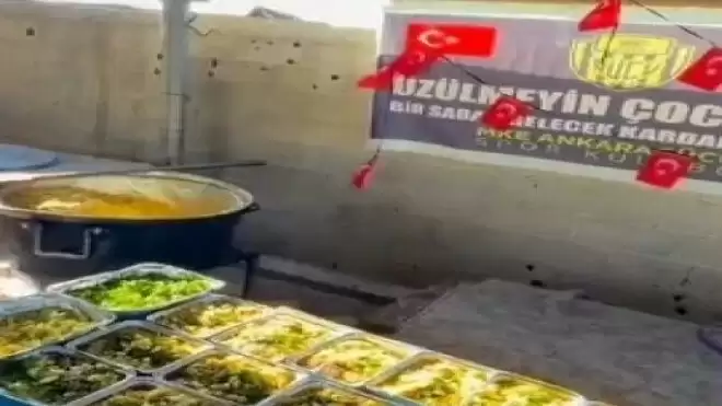 TFF 2. Lig ekibi, Gazze’de iftar verdi