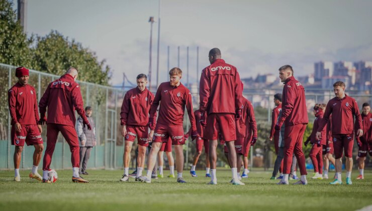 Trabzonspor, Fatih Karagümrük maçı hazırlıklarını sürdürdü
