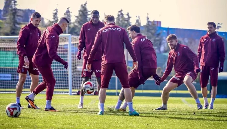 Trabzonspor, Fatih Karagümrük maçının hazırlıklarını sürdürdü