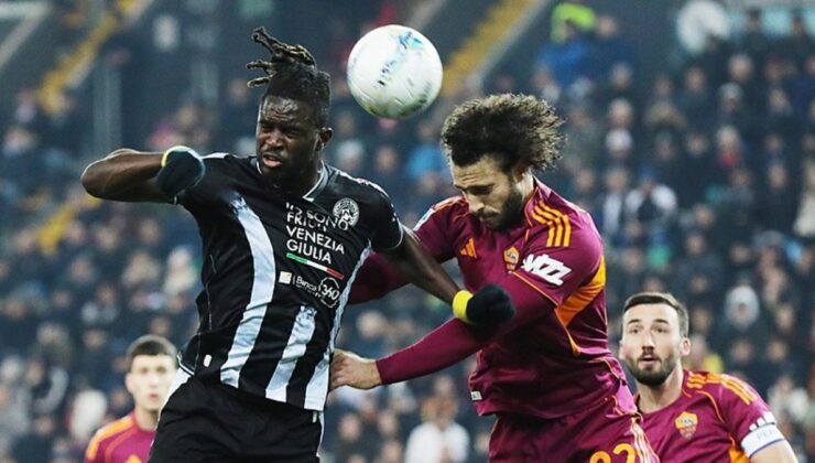 Udinese evinde Roma’yı tek golle yıktı!