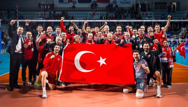 Ziraat Bankkart CEV Erkekler Şampiyonlar Ligi’nde çeyrek finalde!
