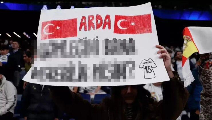 Arda Güler’e pankart açan Real Madridli taraftar, çevirinin azizliğine uğradı