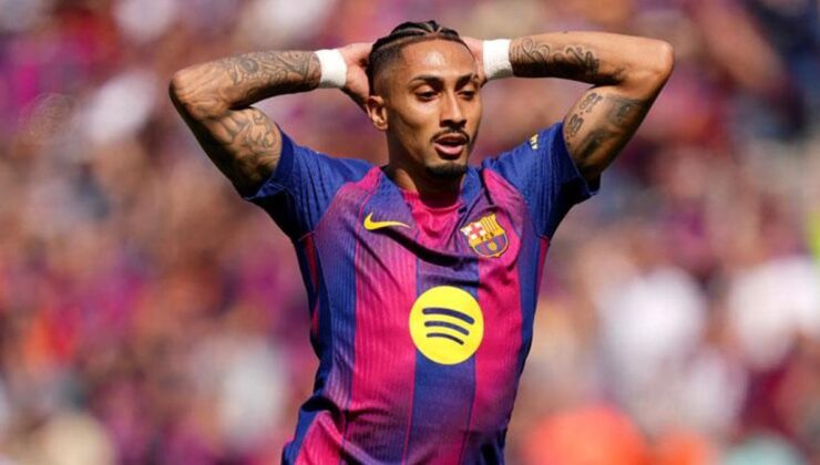 Barcelona’ya Raphinha’dan kötü haber! 5 hafta sahalardan uzak kalacak