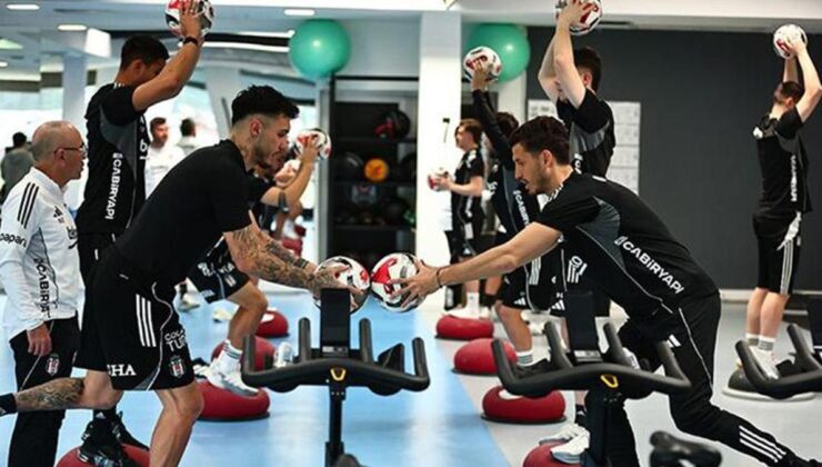 Beşiktaş’ta Fenerbahçe hazırlıkları salonda sürdü
