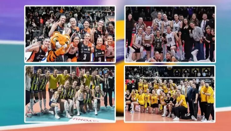 CEV Şampiyonlar Ligi’nde tarih yazdık! 4 Türk takımı çeyrek finale yükseldi
