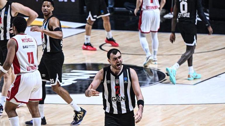 Kartal EuroCupta finale 1 maç uzakta... Beşiktaş GAİN - Bahçeşehir Koleji maç sonucu 92-71