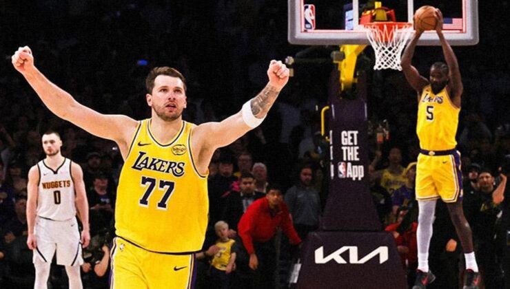 NBA’de Lakers, Doncic’in son saniye basketiyle Denver’ı mağlup etti!
