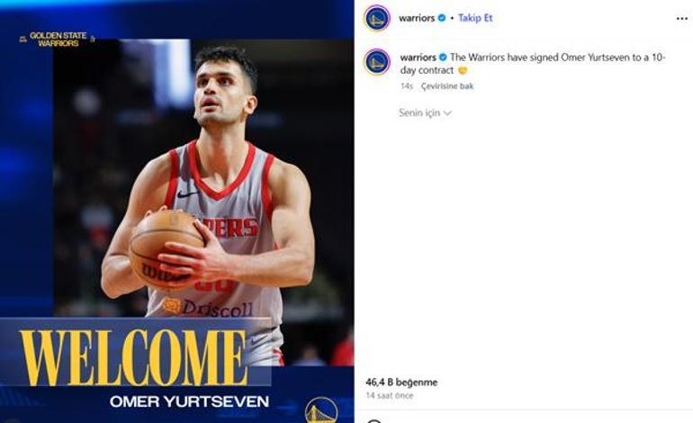 NBAe geri döndü: Ömer Faruk Yurtsevenden 10 günlük sözleşme, işte yeni takımı