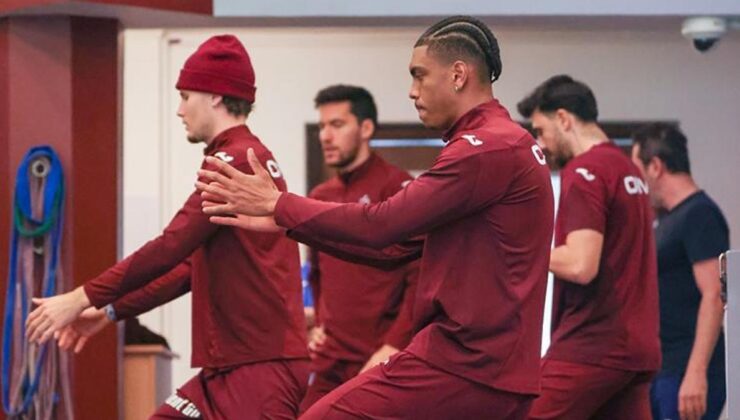 Trabzonspor Galatasaray hazırlıklarını sürdürdü