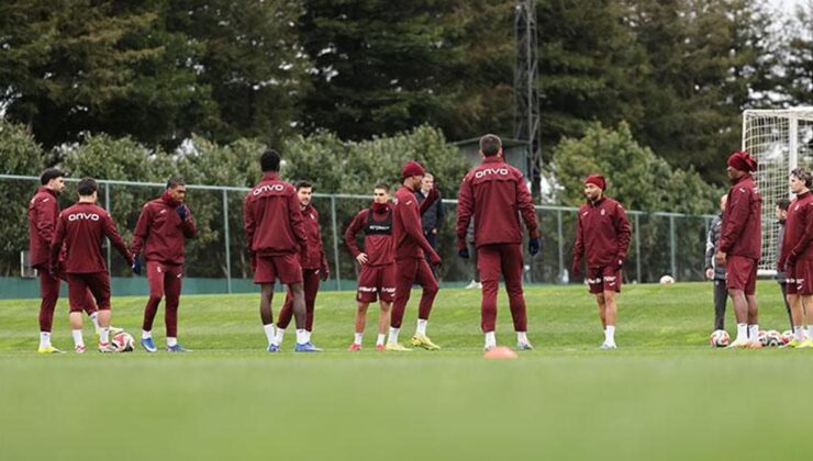 Trabzonspor, Galatasaray maçının hazırlıklarına devam etti