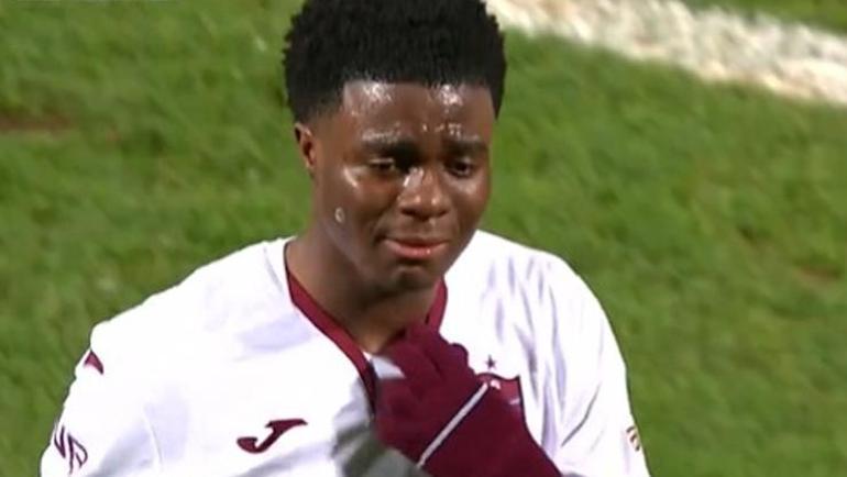 Trabzonspora Galatasaray derbisi öncesi kötü haber Ouali gözyaşlarını tutamadı