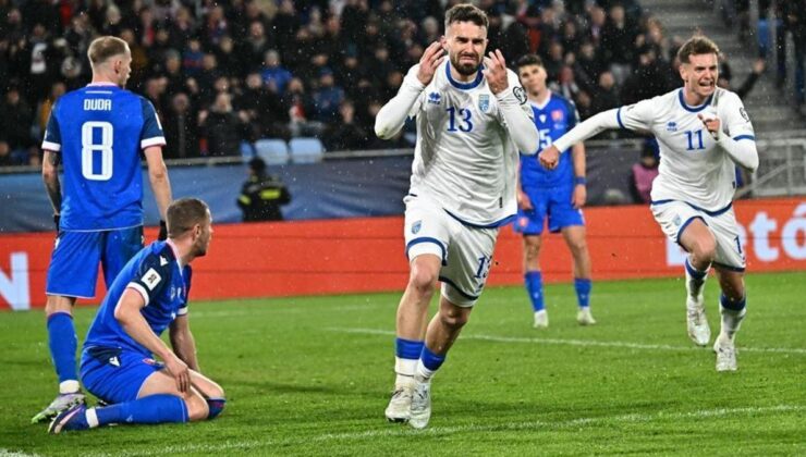 Türkiye’nin play-off finalindeki rakibi Kosova oldu! (Maç özeti | Slovakya 3-4 Kosova)