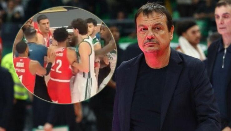 Yunan derbisinde ortalık karıştı! Ergin Ataman yine mağlup… Panathinaikos – Olympiacos maç sonucu 94-101