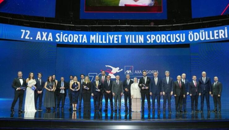 72’nci AXA Sigorta Milliyet Yılın Sporcusu Ödülleri sahiplerini buldu