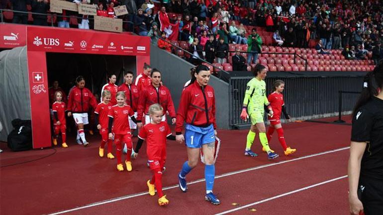 A Milli Kadın Futbol Takımı 3. maçında mağlup... İsviçre-Türkiye maç sonucu 3-1