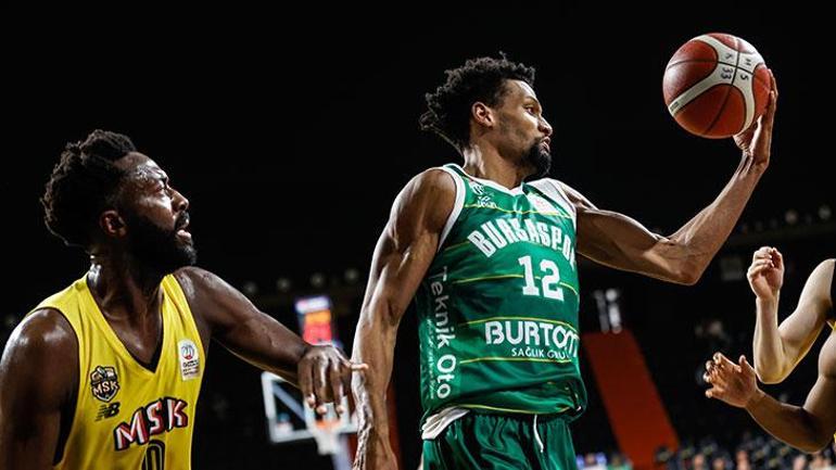 Basketbol mucizesi Bursaspor Mersinde 2 salisede maçı aldı... Mersin Spor - Bursaspor maç sonucu 84-86