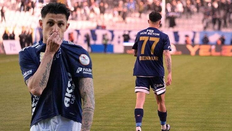 Benhur Keser’den altın gol! Lider hata yapmadı… Erzurumspor FK – Iğdır FK maç sonucu 2-1