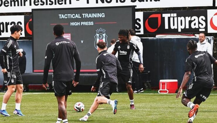 Beşiktaş taktik çalıştı