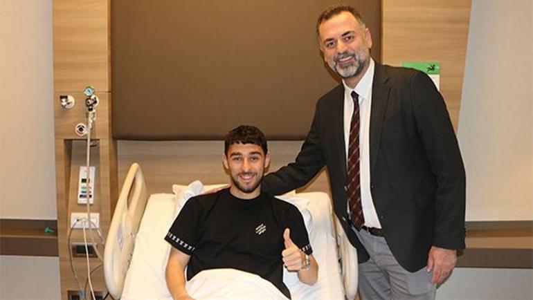 Beşiktaşta Kartal Kayra Yılmaz ameliyat oldu