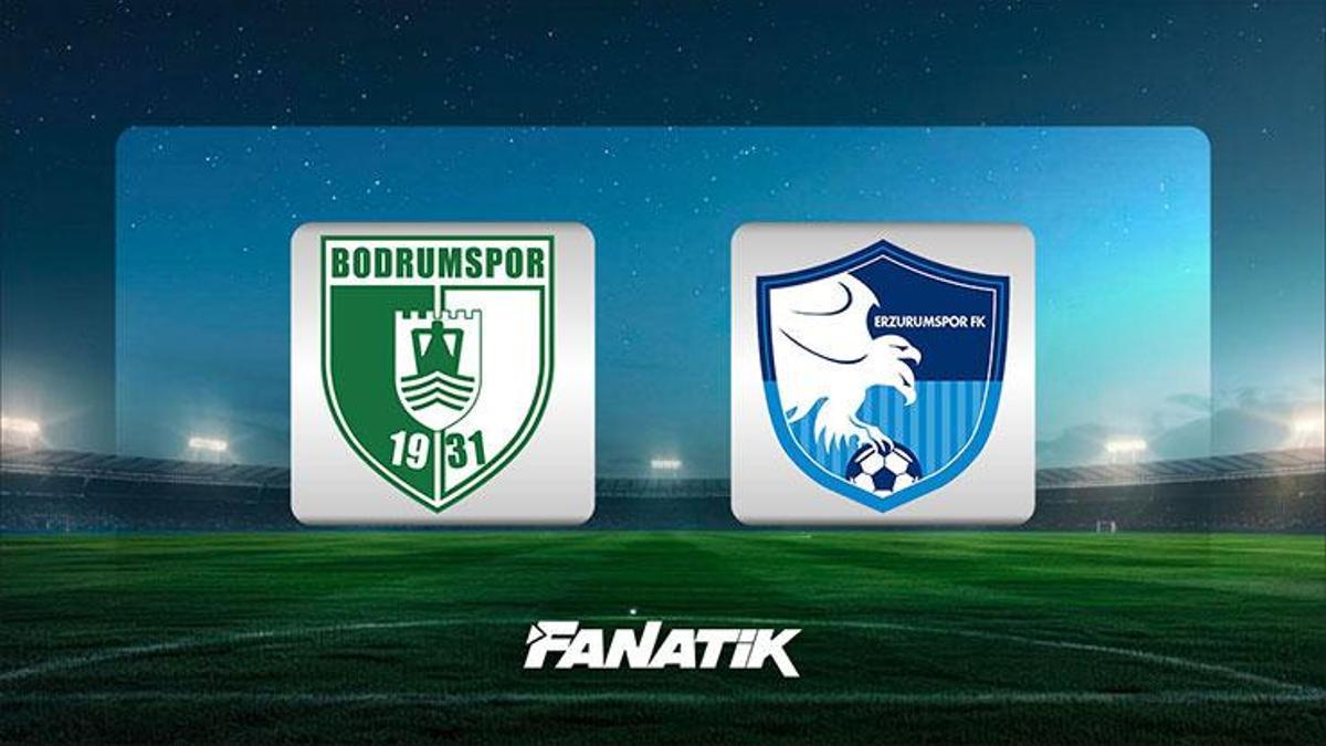 Bodrum FK – Erzurumspor FK maçı Canlı Anlatım – TFF 1. Lig Bodrum Erzurum Maç Skoru ve İstatistikleri (TFF 1. Lig)