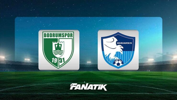 Bodrum FK – Erzurumspor FK maçı ne zaman, saat kaçta, hangi kanalda? (TFF 1. Lig 36. hafta)