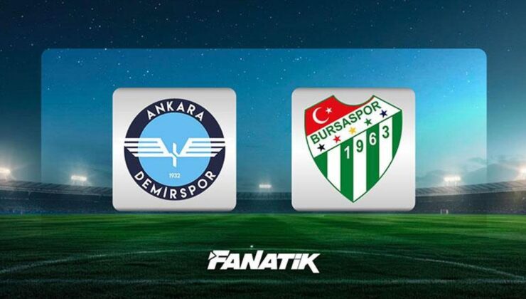 CANLI | Ankara Demirspor – Bursaspor maçı Canlı Anlatım – 2. Lig Ankara Demir Bursa Maç Skoru ve İstatistikleri