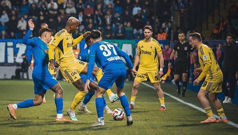Fenerbahçe Çaykur Rizespor maçında büyük tehlike Tam 7 futbolcu...