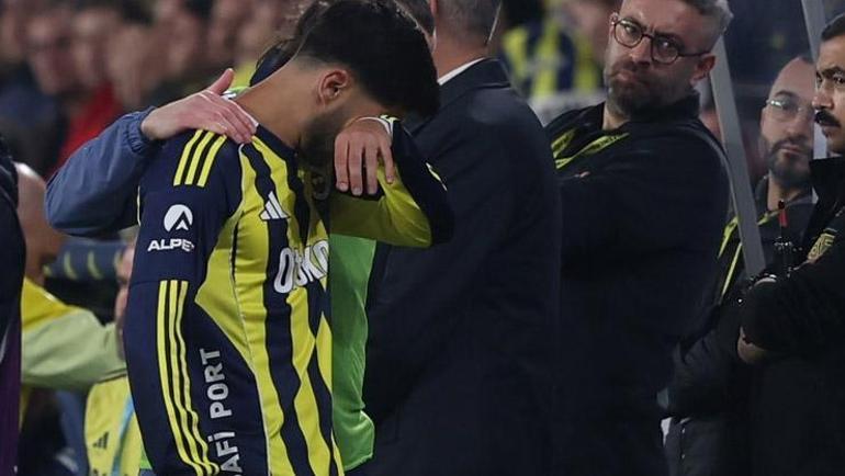 Fenerbahçede sakatlık Yıldız oyuncu derbiye devam edemedi