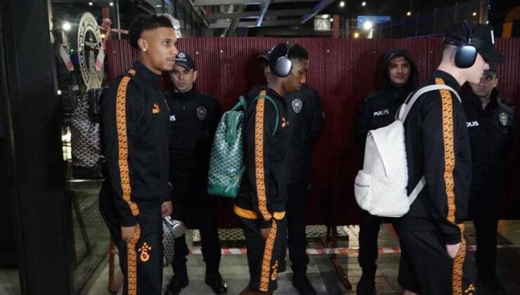 Galatasaray kafilesi Trabzon’da