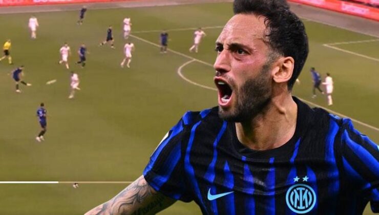 Hakan Çalhanoğlu attı, şampiyonluk geliyor! İtalya’yı sallayan gol… İnter – Roma maç sonucu 5-2