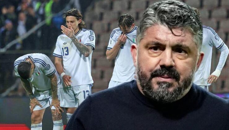İtalya Dünya Kupası’nda yine yok! Gattuso topun ağzında