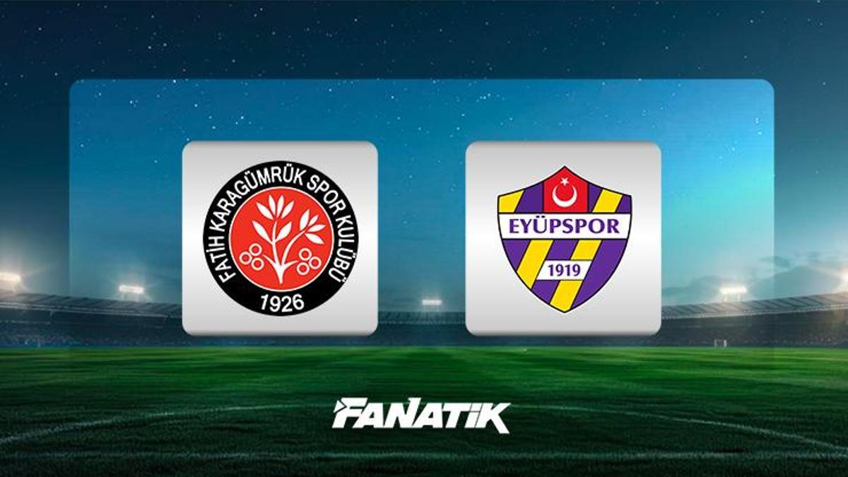 Karagümrük-Eyüpspor maçı ne zaman, saat kaçta, hangi kanalda canlı yayınlanacak? (İlk 11’ler belli oldu)