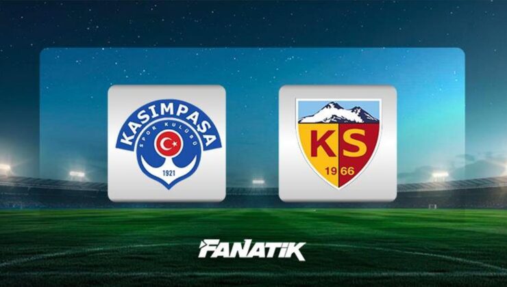 Kasımpaşa-Kayserispor (11’ler belli oldu)