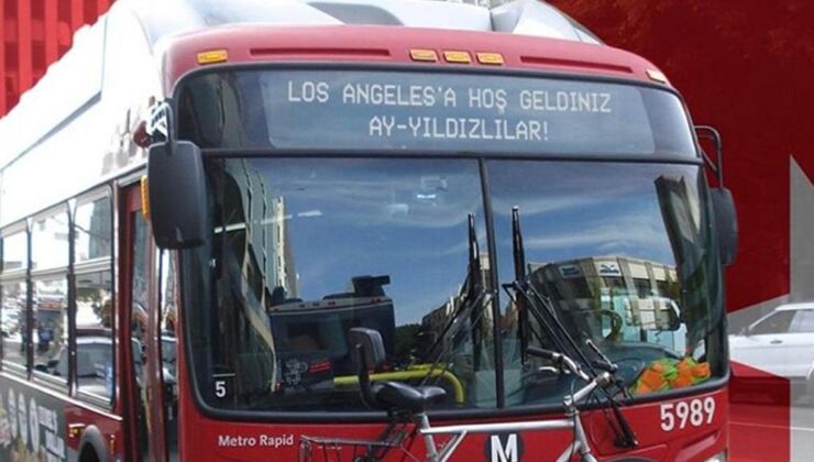 Los Angeles’ta ‘Hoş geldiniz Ay-yıldızlılar’ yazısı