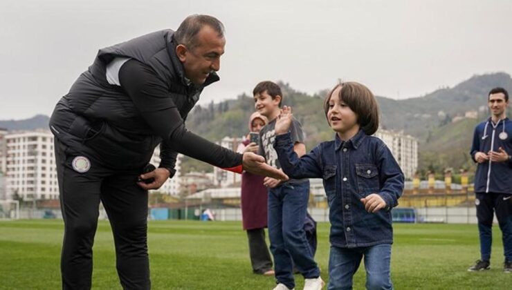 Otizmli bireylerden Rizespor’a ziyaret