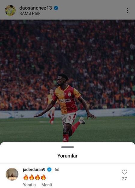 ÖZEL | Jhon Duranın menajerinden açıklama Derbi sonrası Fenerbahçelileri kızdırmıştı...